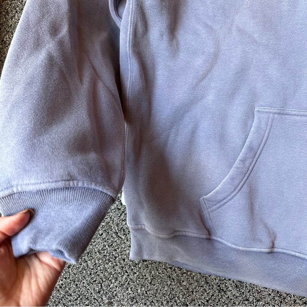 Abercrombie & Fitch Essential Popover Hoodie | Light Purple NWT - Picture 5 of 7